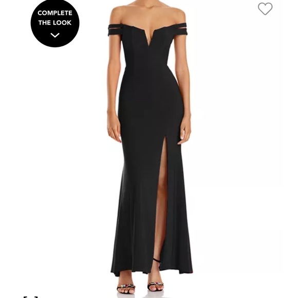 AQUA black dress - Picture 1 of 5